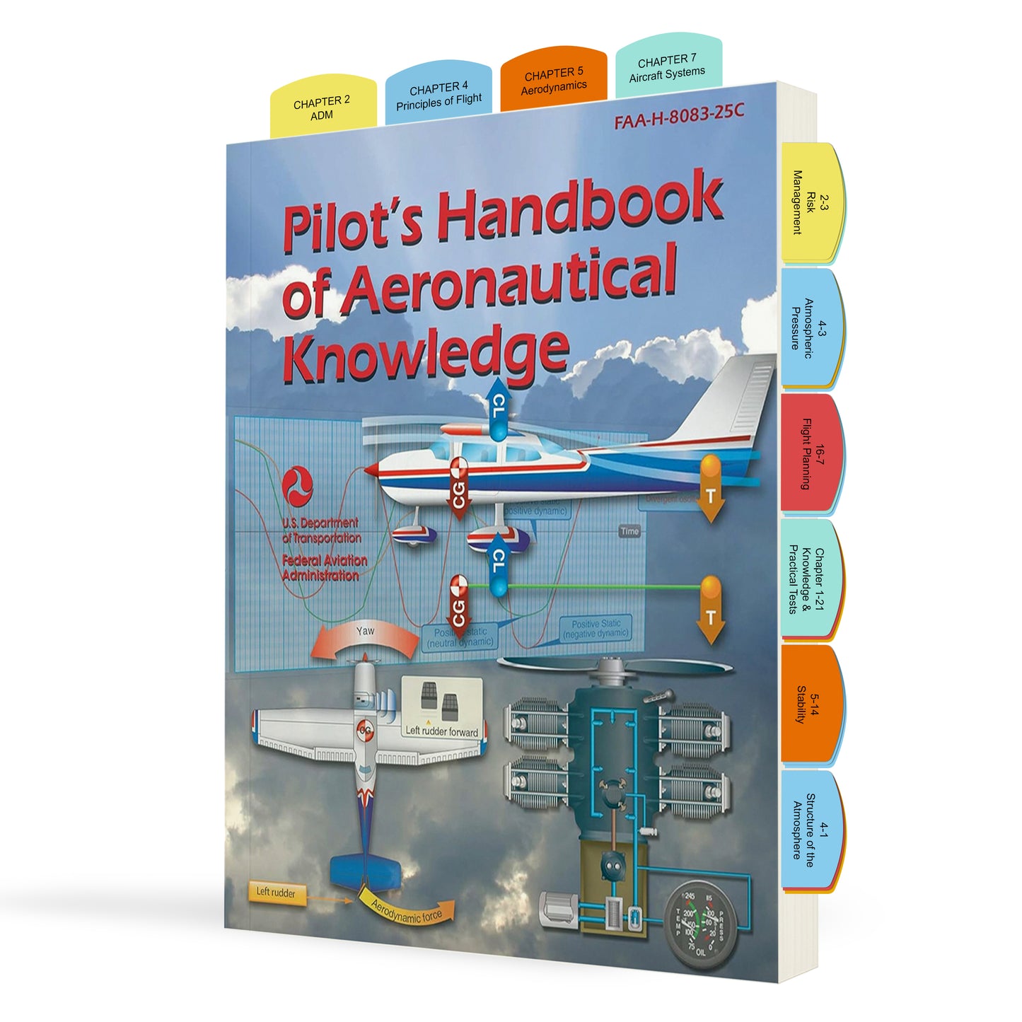 Pre-Tabbed Pilots Handbook of Aeronautical Knowledge (PHAK)
