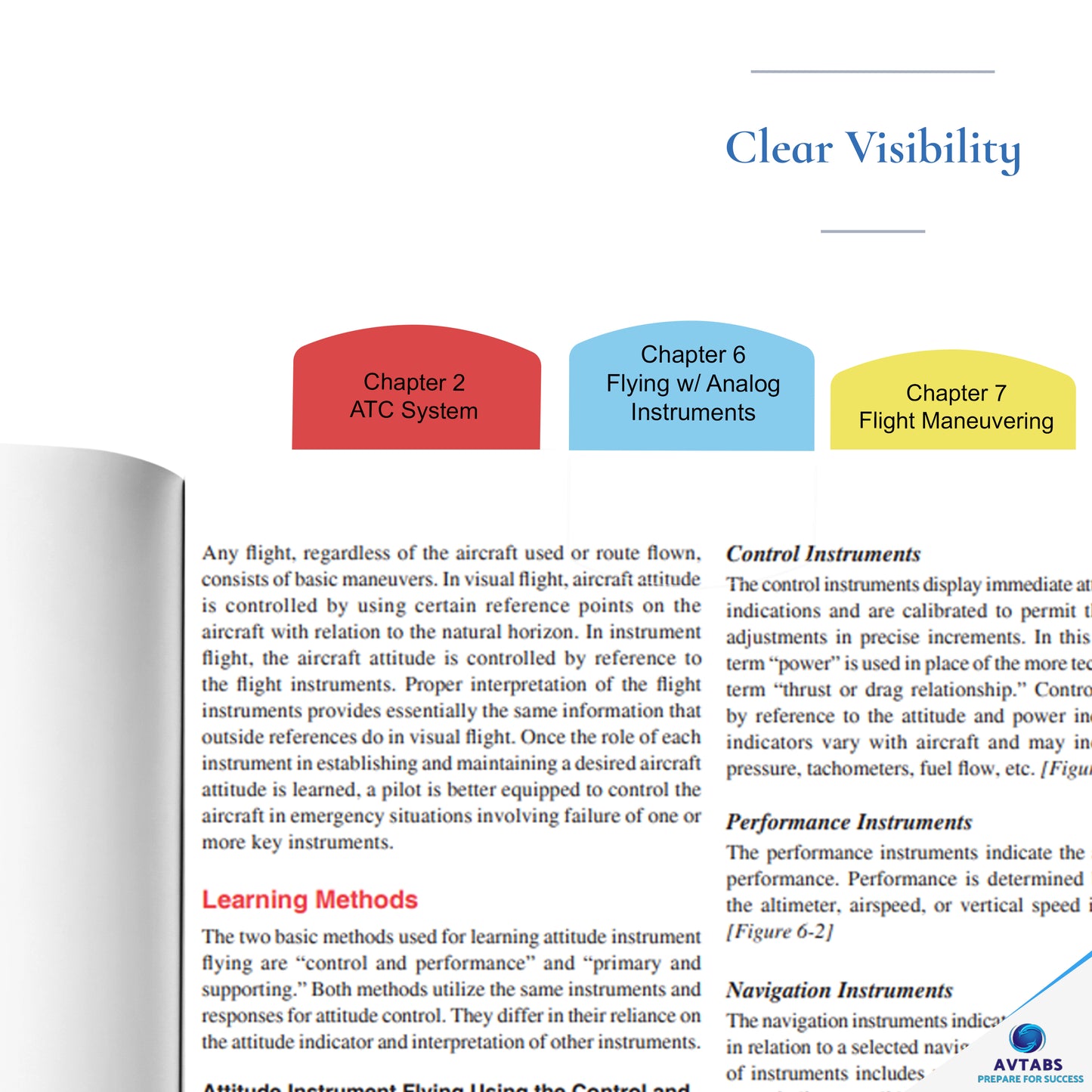 Instrument Flying Handbook (IFH) Pre-Tabbed