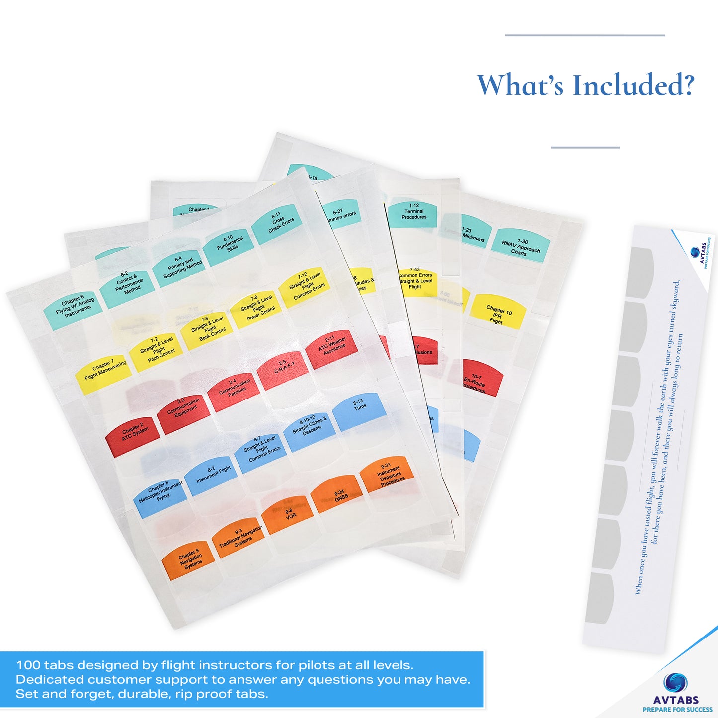 Instrument Flying Handbook (IFH) DIY Tabs