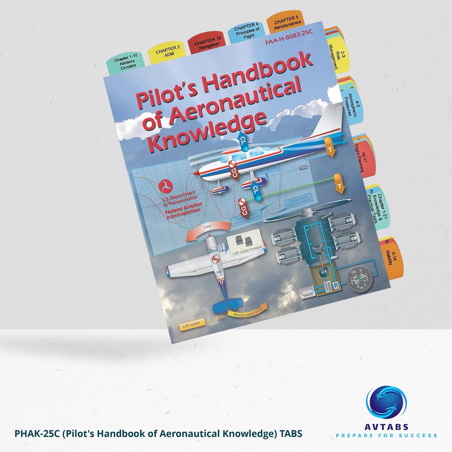 Pre-Tabbed Pilot's Handbook of Aeronautical Knowledge (PHAK)