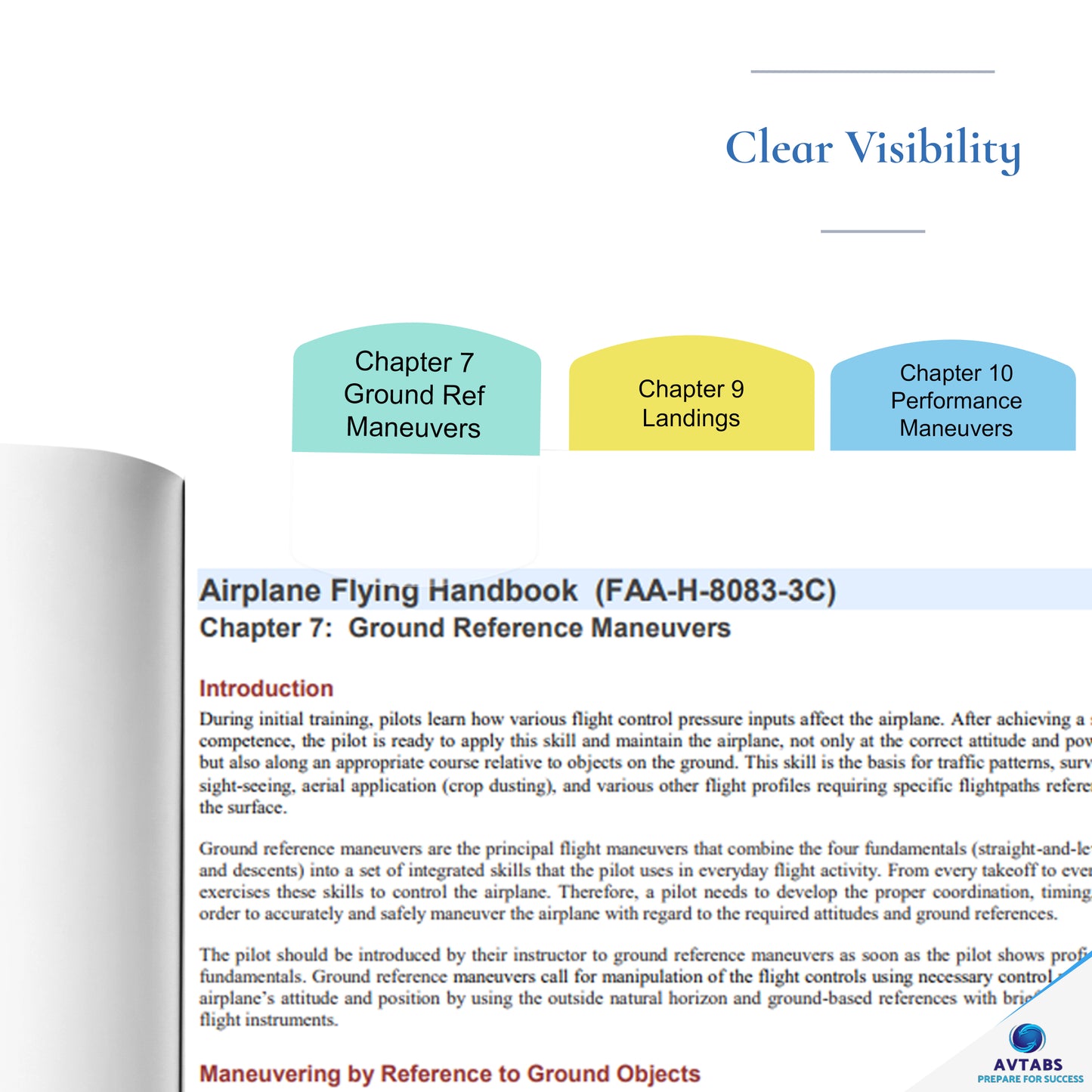 Airplane Flying Handbook (AFH) Pre-Tabbed