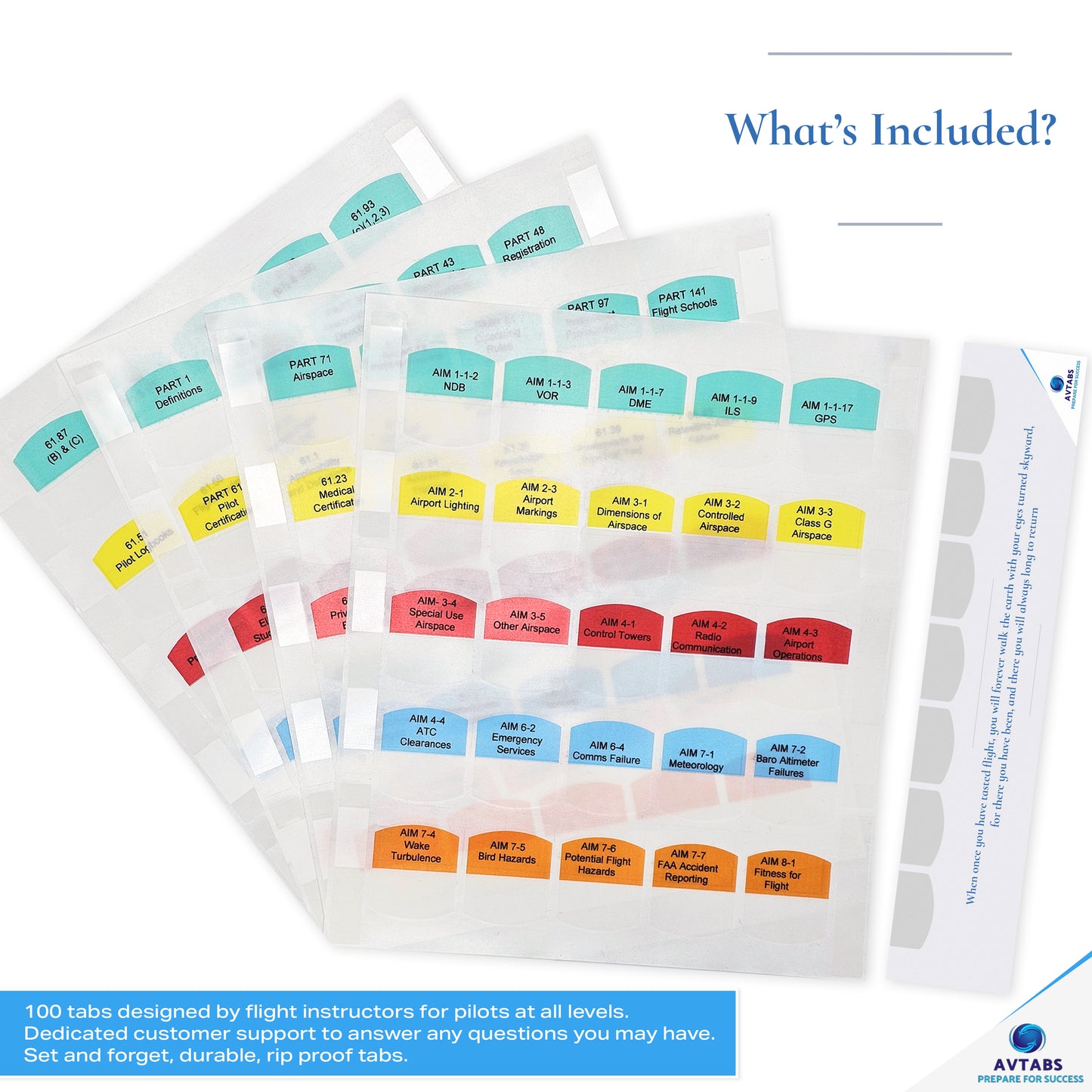 DIY Tabs For 2026 FAR-AIM